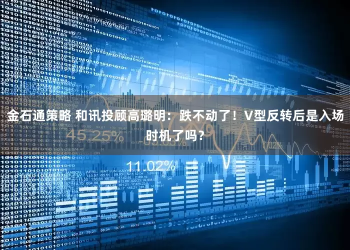 金石通策略 和讯投顾高璐明：跌不动了！V型反转后是入场时机了吗？